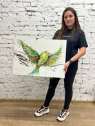 SPRING HUMMINGBIRD 20"x28"