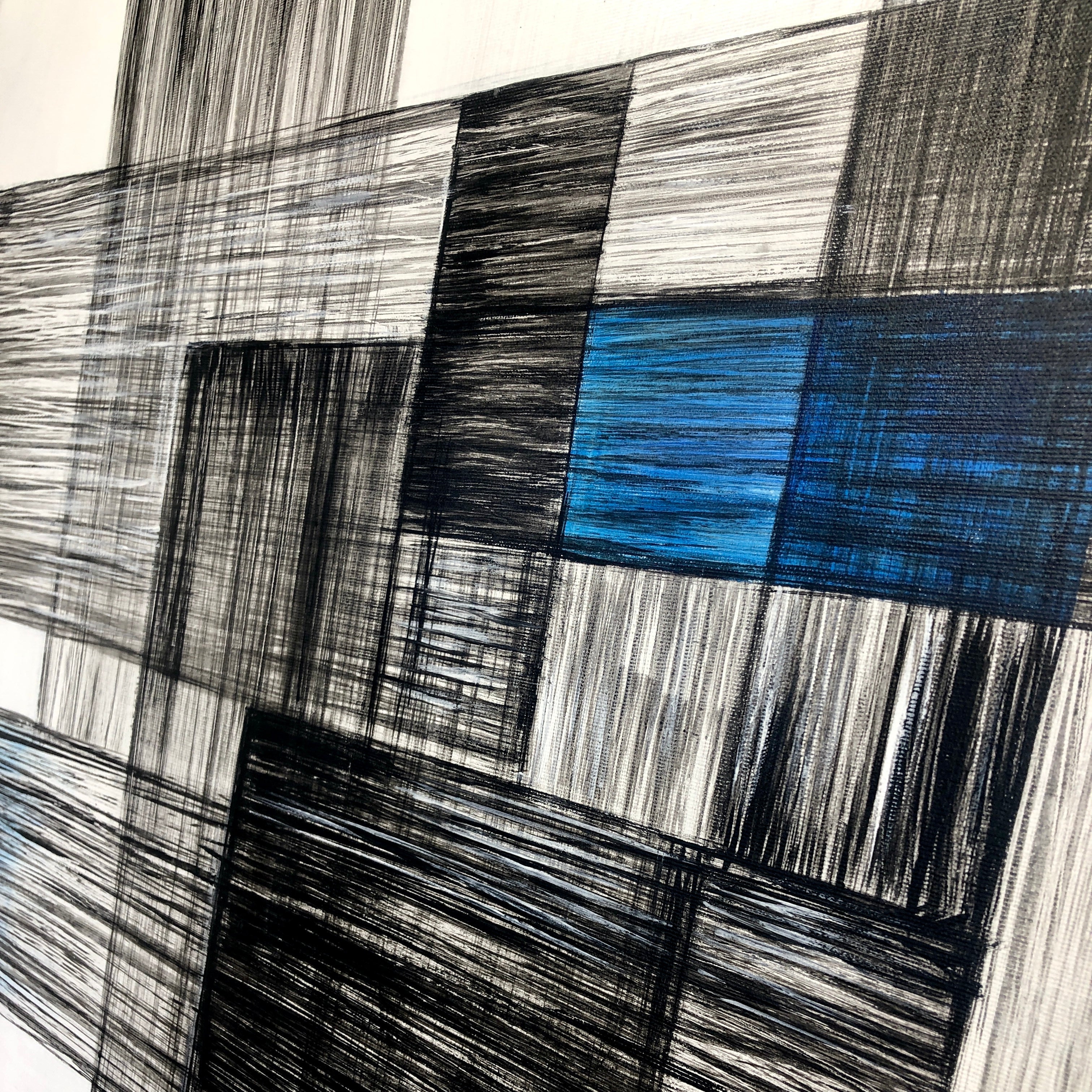 MIDNIGHT BLUEPRINT 34"x28.1"
