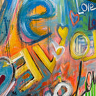 COLORFUL HEARTS 40"x40"