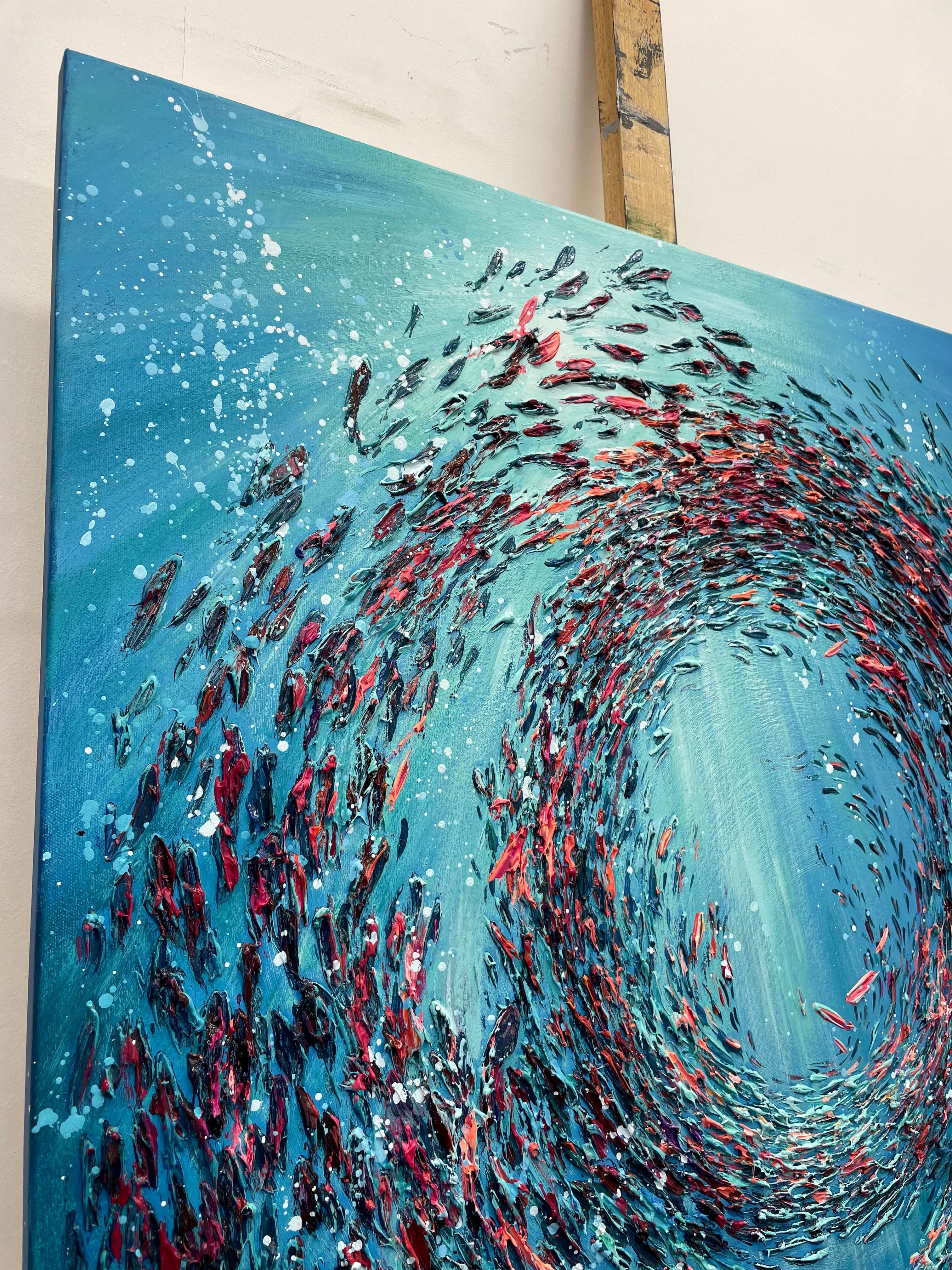 Abstract Ocean Fish Abstract Fish Paintings