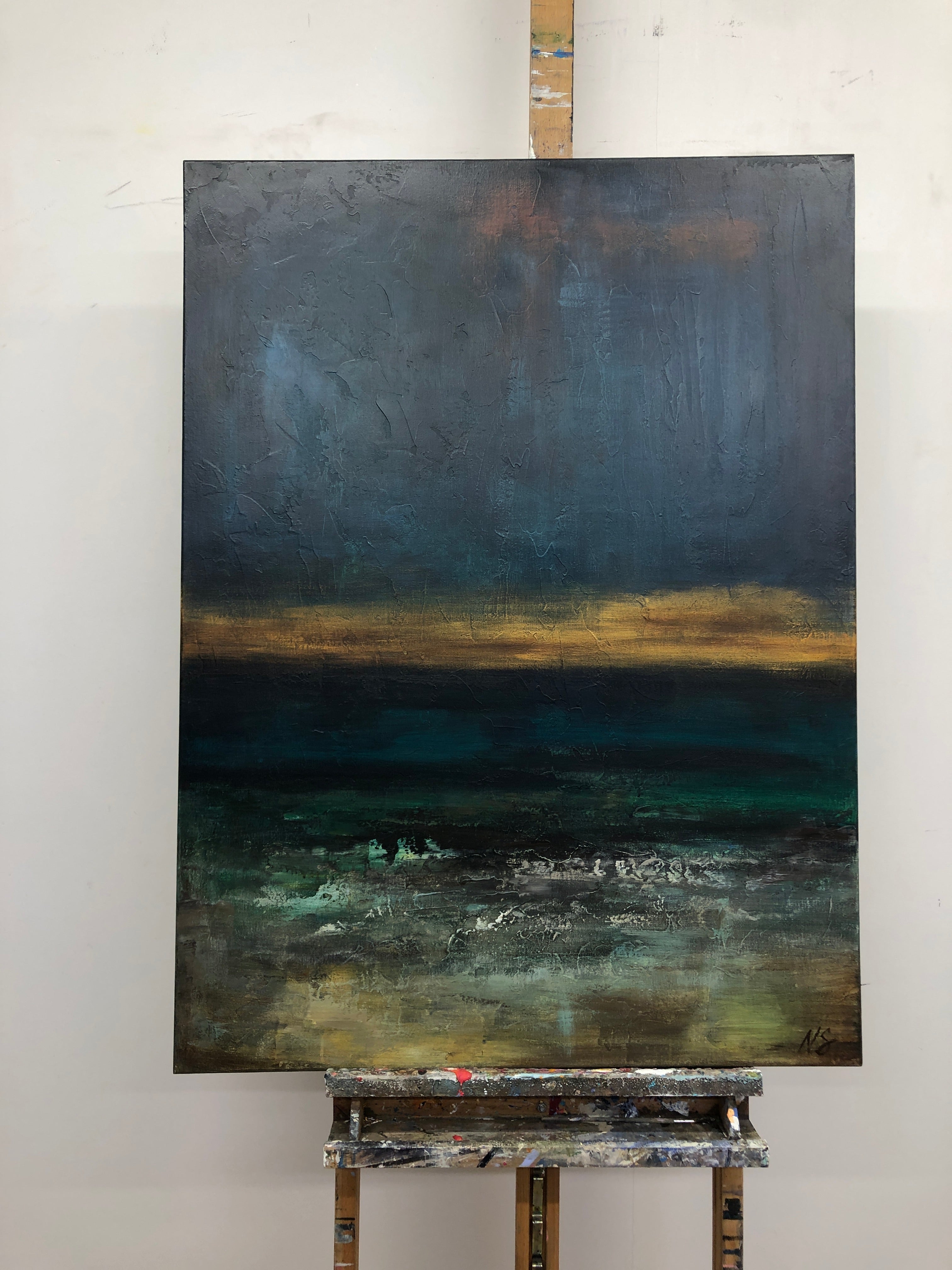 STORMY OCEAN 40"x30"