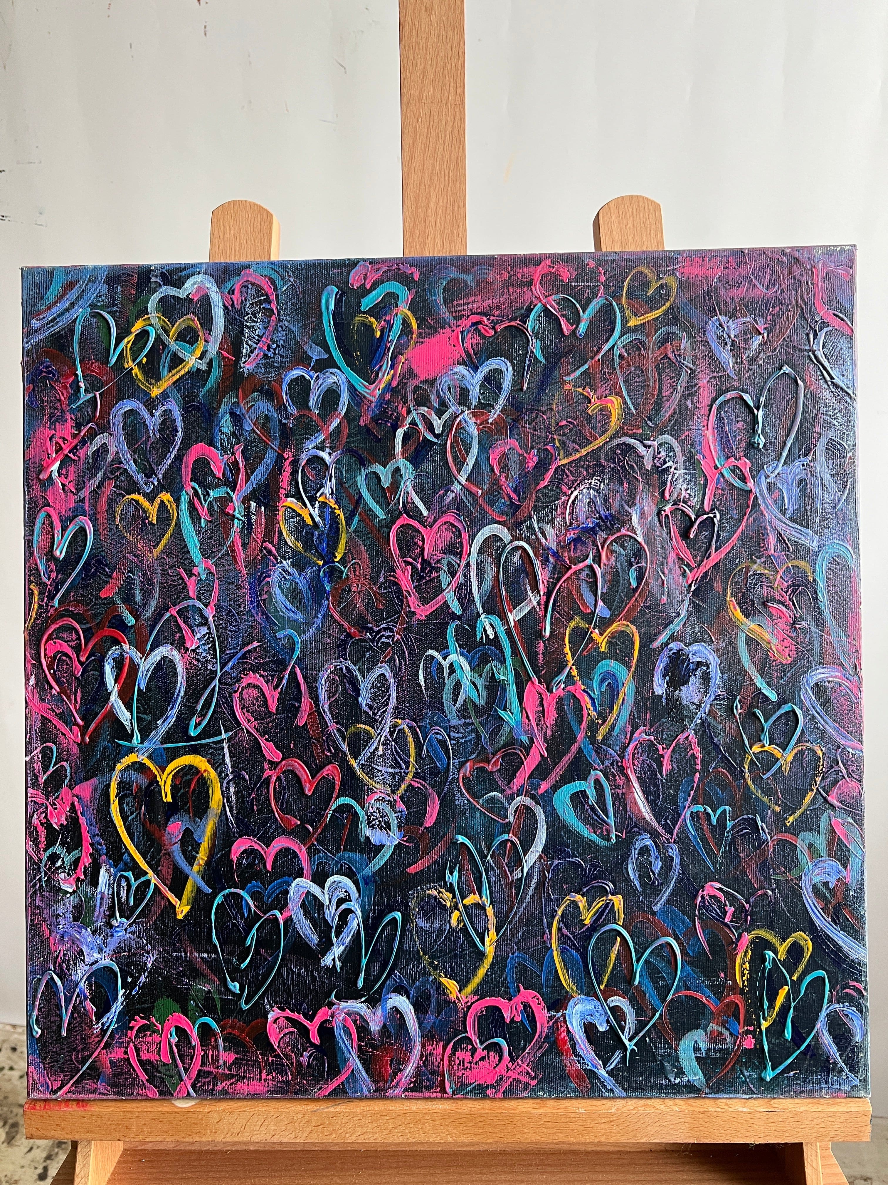 Bleeding Hearts Oil painting