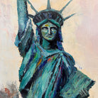 LIBERTY IN THE CITYSCAPE 72"x50"