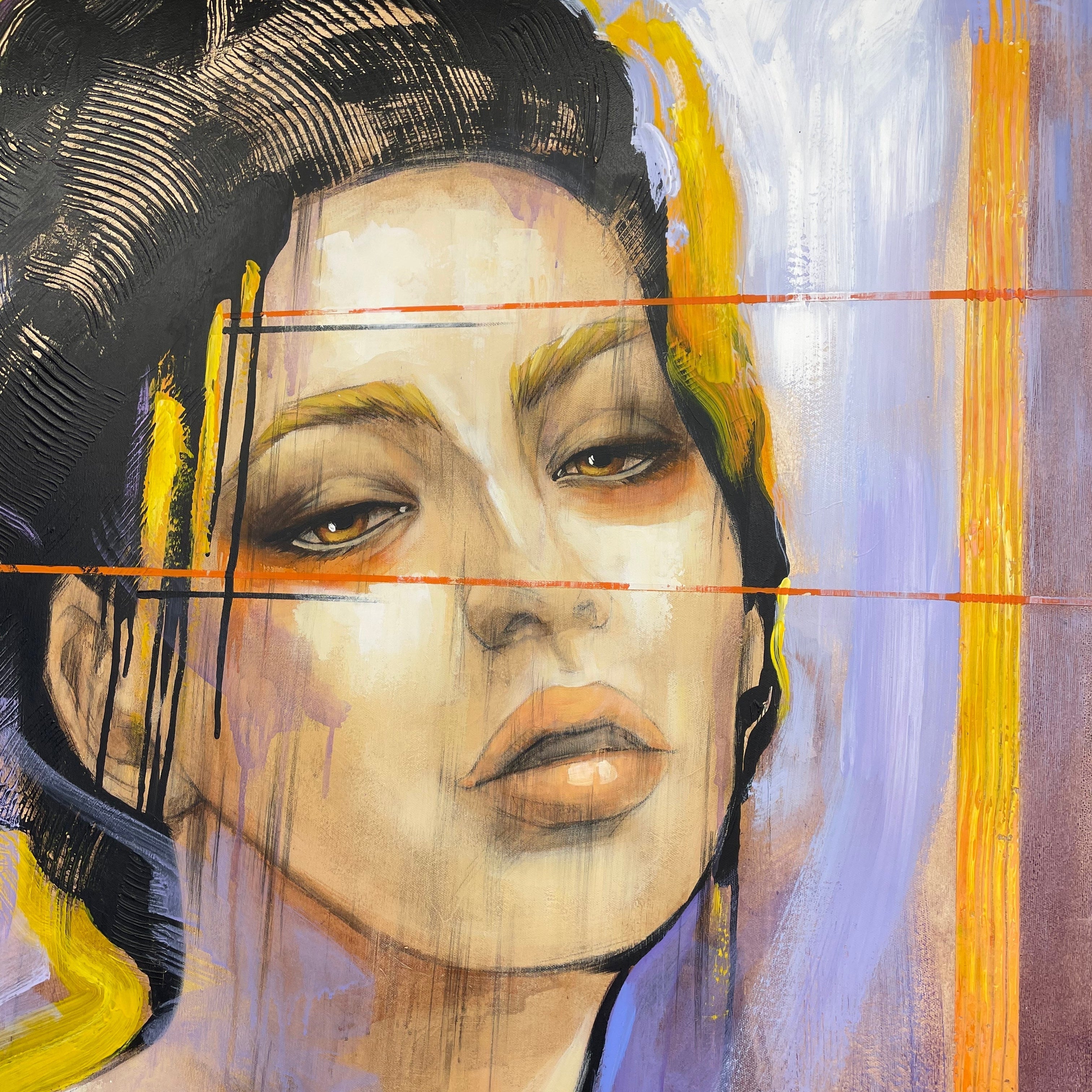 PURPLE DREAMS 57"x43"