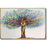 Abstract tree painting KINDRED SPIRITS