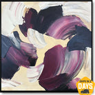 PURPLE FLOWER 11.8"x11.8"