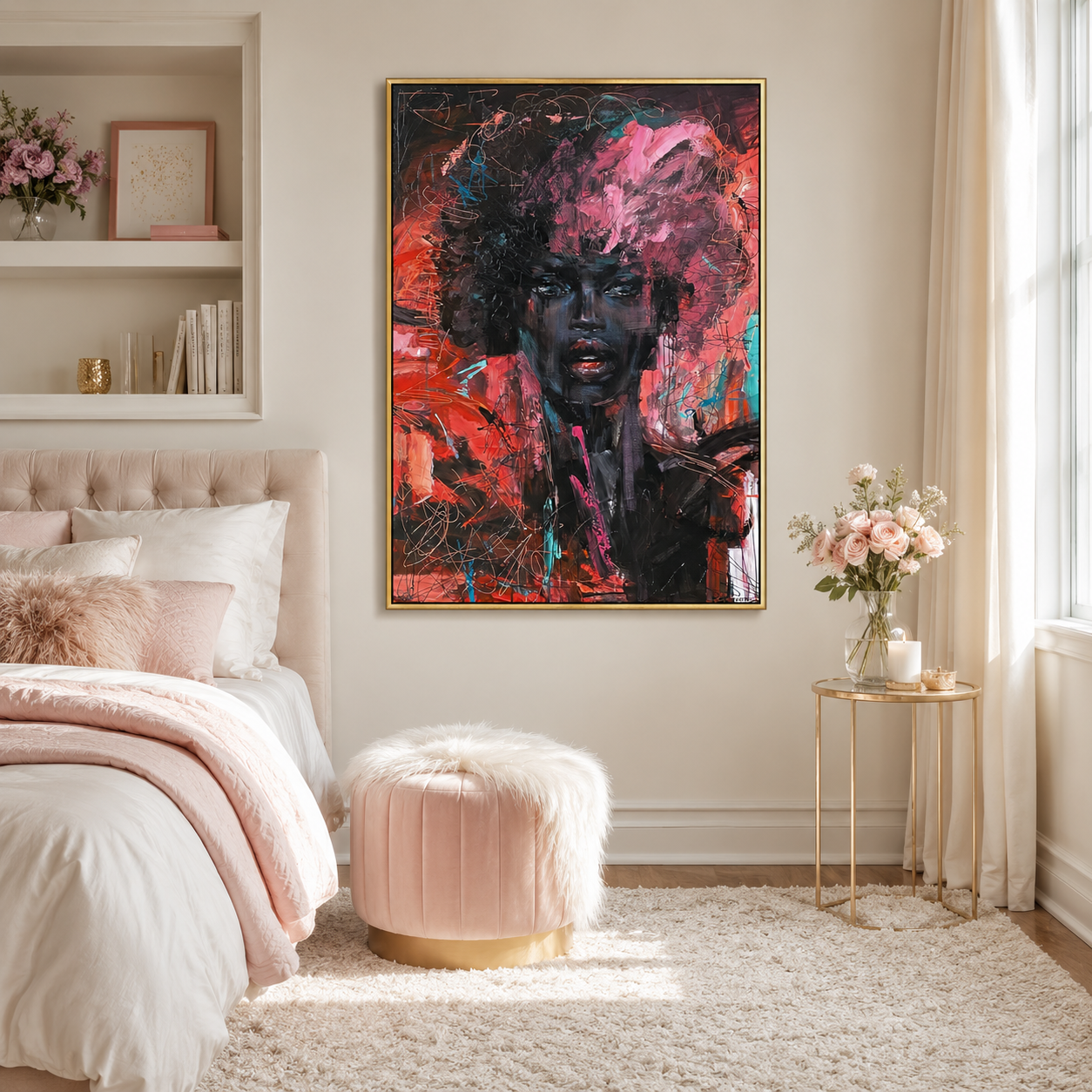 Figurative abstract art SHADY LADY