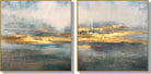 Abstract painting set of 2 EVENING MOOD