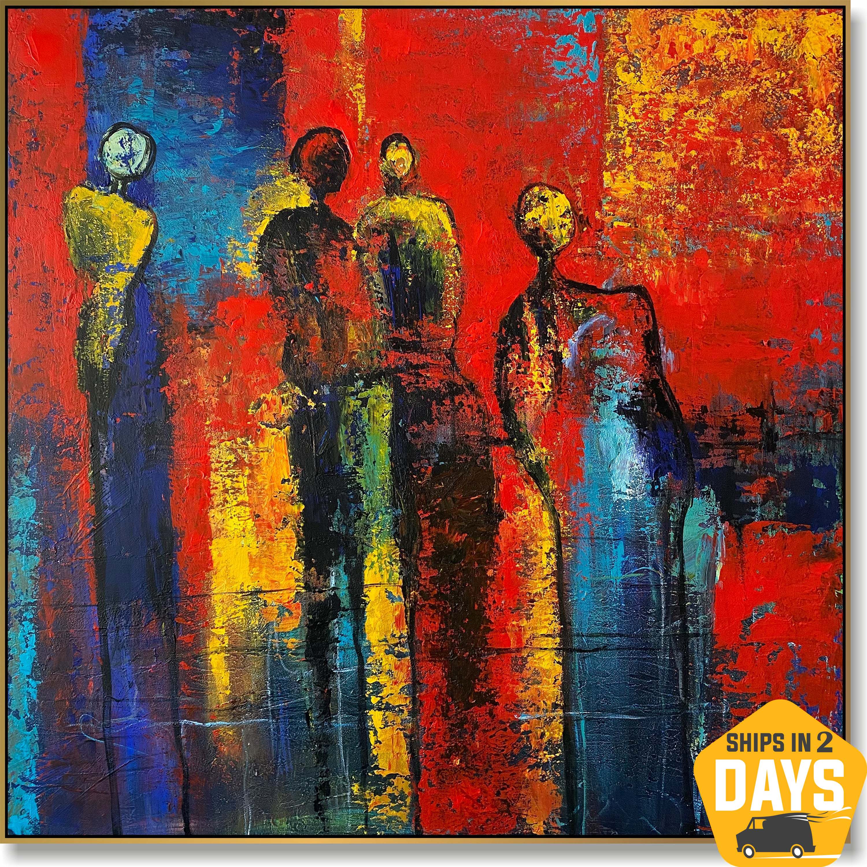 SPECTRUM OF FIGURES 46"x46"