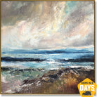 AHEAD OF THE STORM 27.5"x27.5"