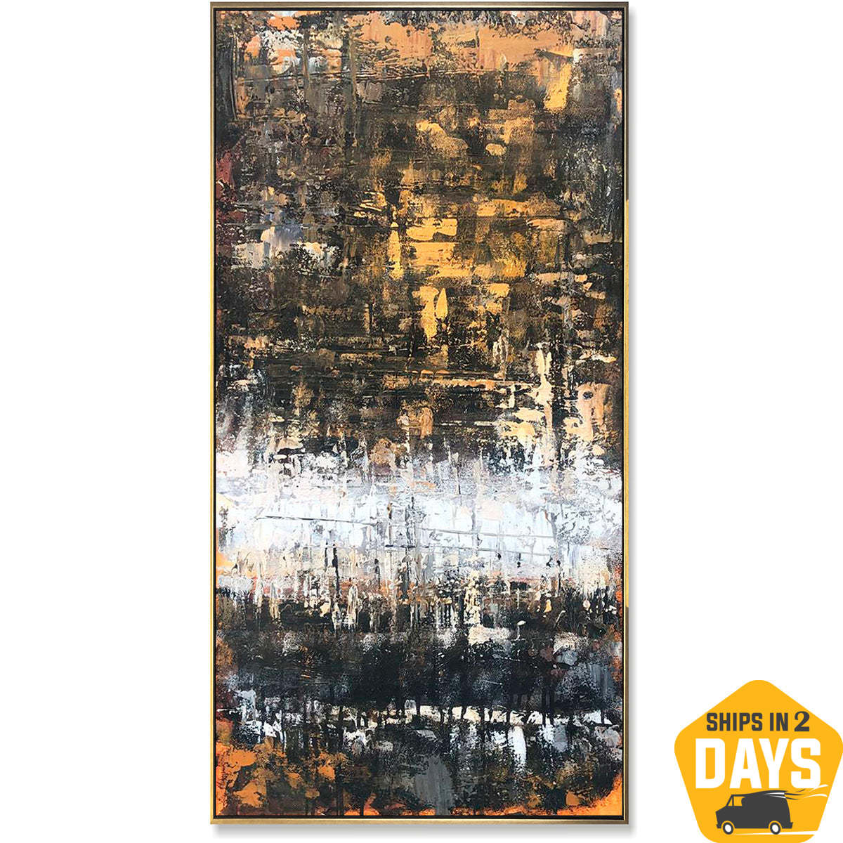 IMPROBABLE WAVES 36"x18"