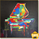 COLOR OF MUSIC 48"x48"