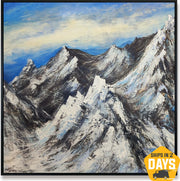 SNOWY SUMMITS 36"x36"