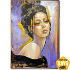 PURPLE DREAMS 57"x43"