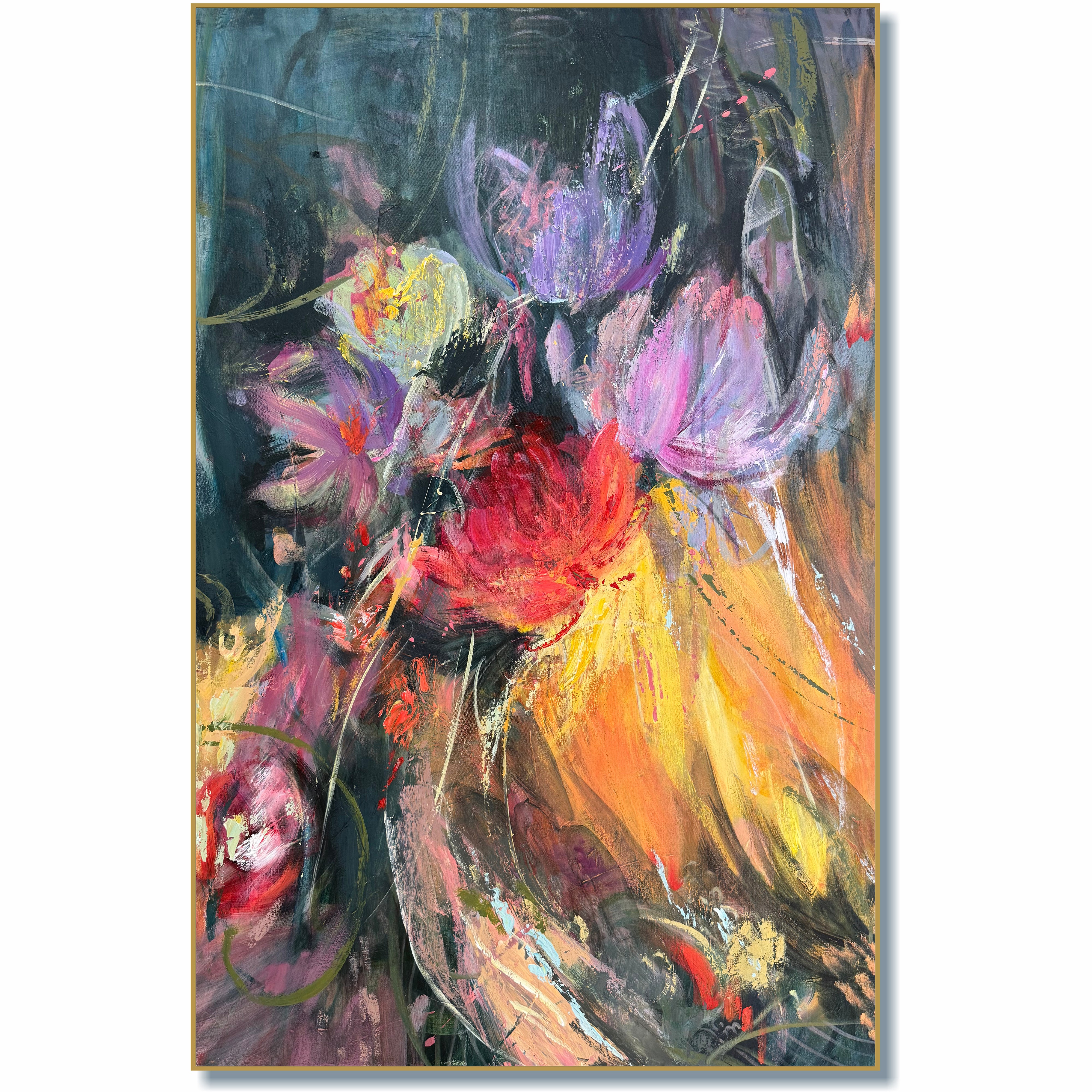 Invoice for unstretched painting in size 60 x 46 inches