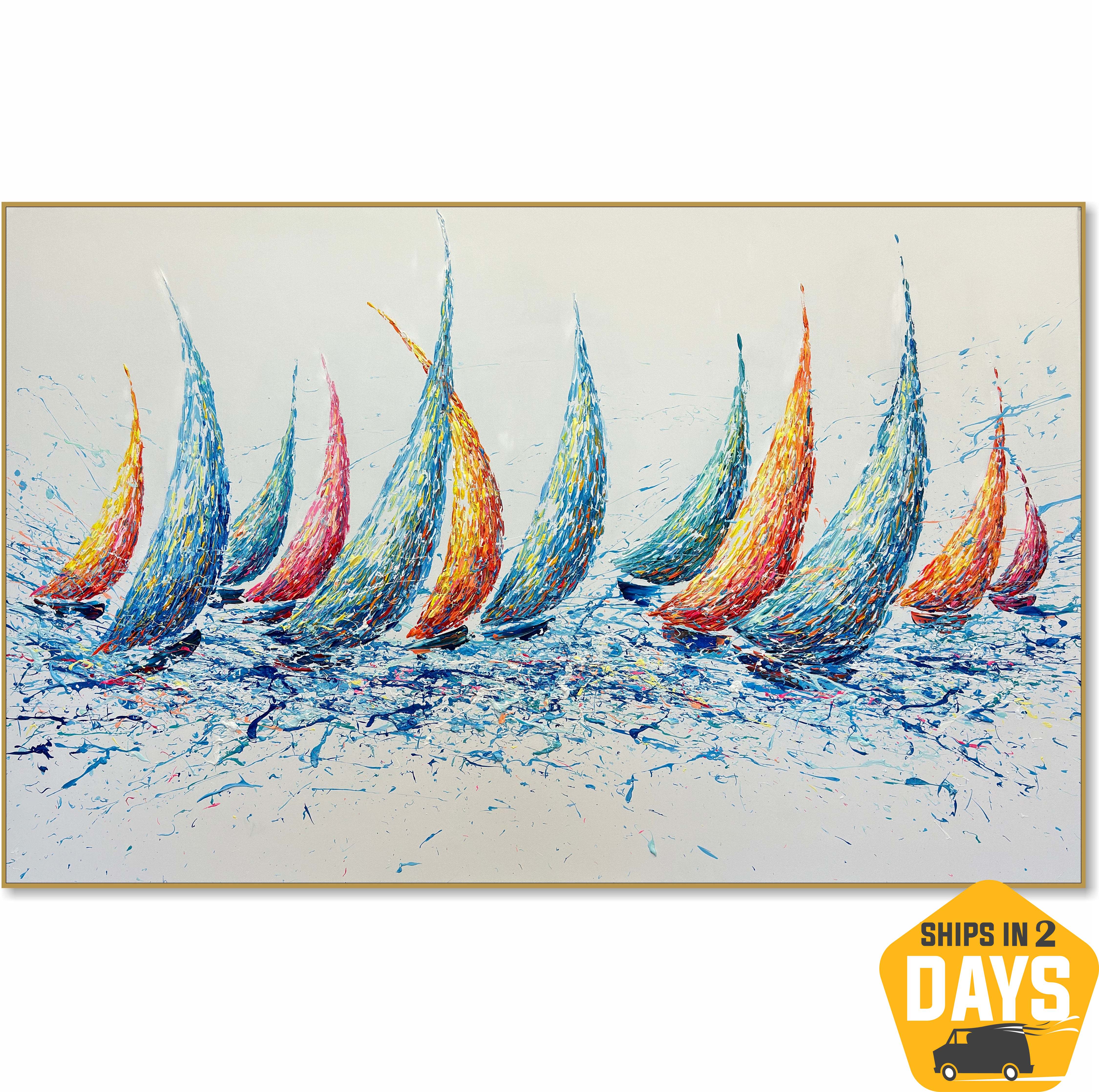 SAILING REGATTA 36"x54"