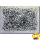 CHAOTIC SCRIBBLES 36"x54"