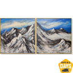 SNOWY SUMMITS 2P 36"x72"