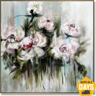 WISPERS OF PEONIES 32"x32"