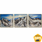 SNOWY SUMMITS 3P 36"x108"