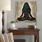 WOODEN YOGA SYMBOL 18.1"x18.1"