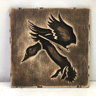 DUCK WOOD SIGN 17.7"x17.7"