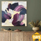 PURPLE FLOWER 11.8"x11.8"