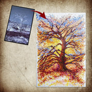 صورة من صورة رسم من صورة طبيعة الرسم شجرة الفن من الصورة هدية عيد ميلاد للزوج اللوحة واقعية | CUSTOM PORTRAIT