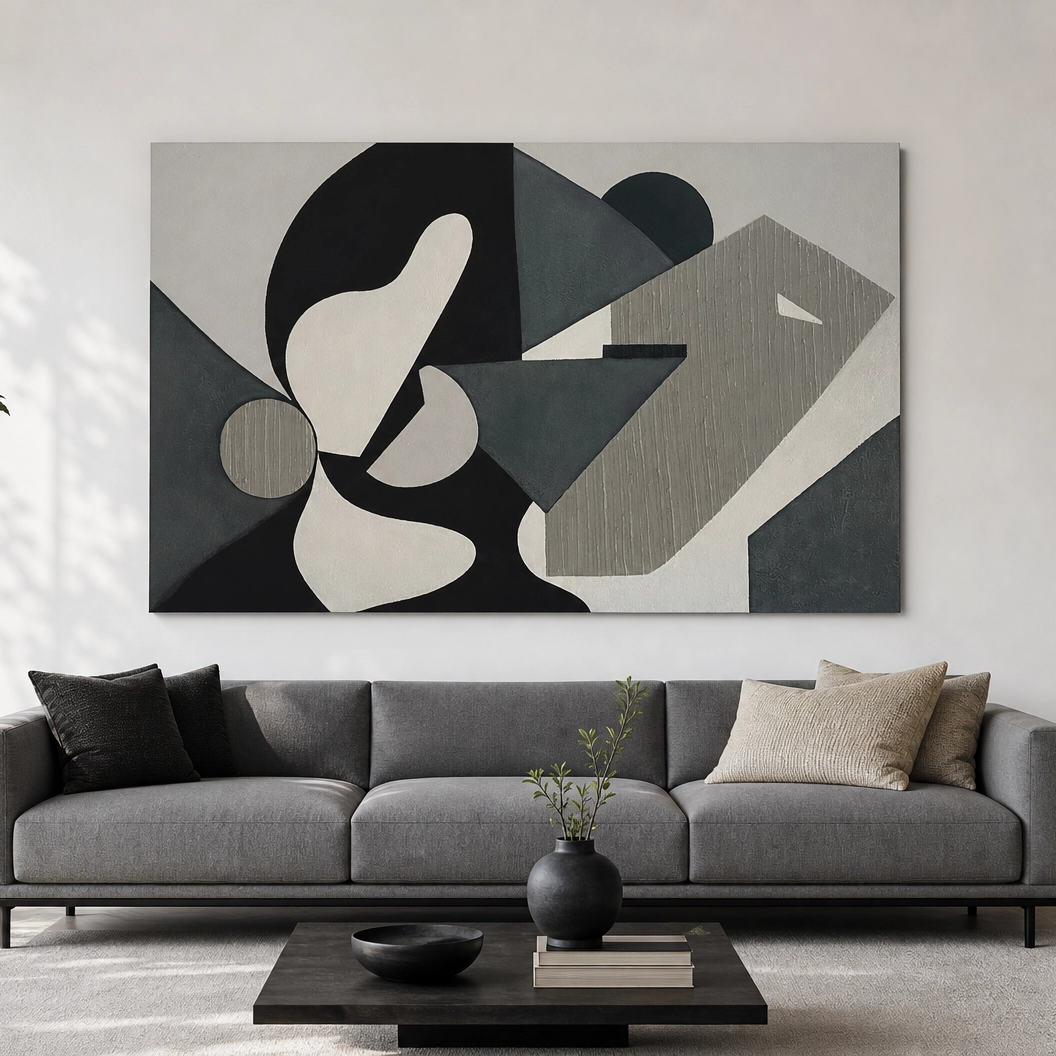 GEOMETRIC CONTRAST 30"x46"