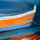 TRANQUIL BOATS ON BLUE WATERS 36"x54"