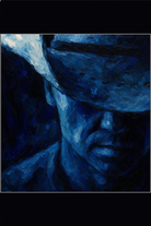 Invoice for custom stretched + black frame painting in size 60" wide by 60" tall for Andre