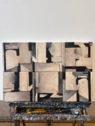 Invoice for 6 paintings 5x5" unstretched for Aaron