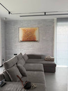 Invoice for 120*80" stretched + gold frame painting First payment: 50%