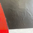 CRIMSON CONTRAST 40“x40"