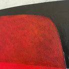 CRIMSON CONTRAST 40“x40"