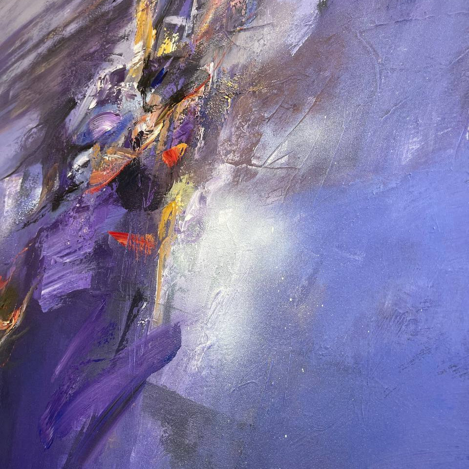 PURPLE NIGHT 46"x46"