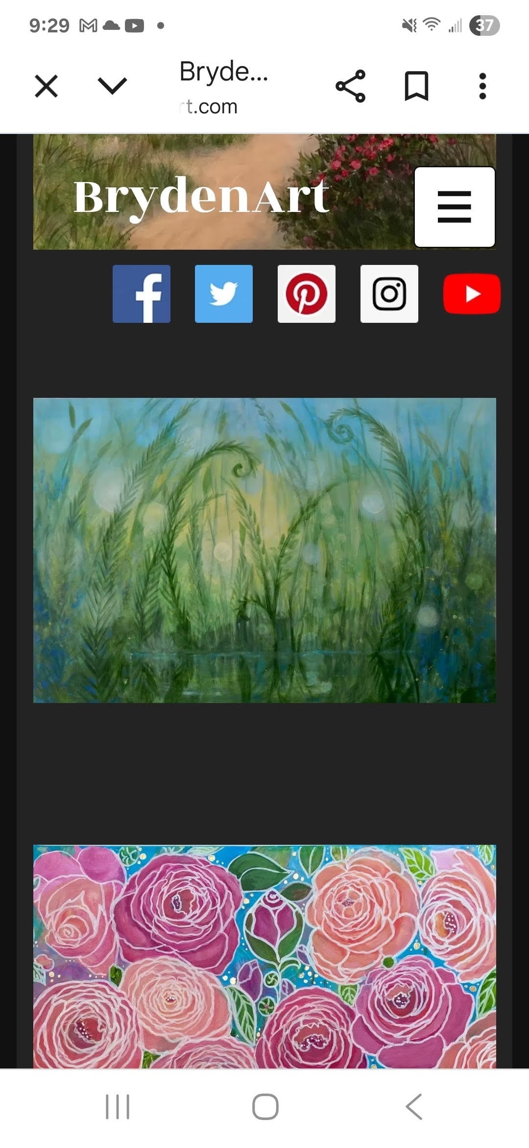 Invoice for custom stretched painting in size 90x60 inches for Tamar Schilgi Mamou