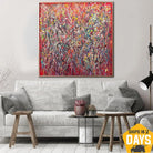 RED MADNESS 57"x57"