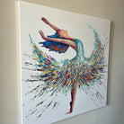 Original Abstract Ballerina Painting Modern Wall Art Impasto Oil Painting Colorful Ballet Art Wall Decor | BALLERINA MARGO - Trend Gallery Art | Original Abstract Paintings