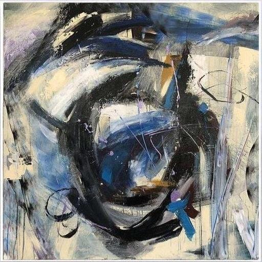 Perfect abstract painting for the hall – Trendgallery.art