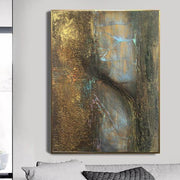 Oversize Abstract Bronze Brown Painting Texture Wall Art Custom Artwork Wall Decor | THE TREE OF LIFE - Trend Gallery Art | Original Abstract Paintings