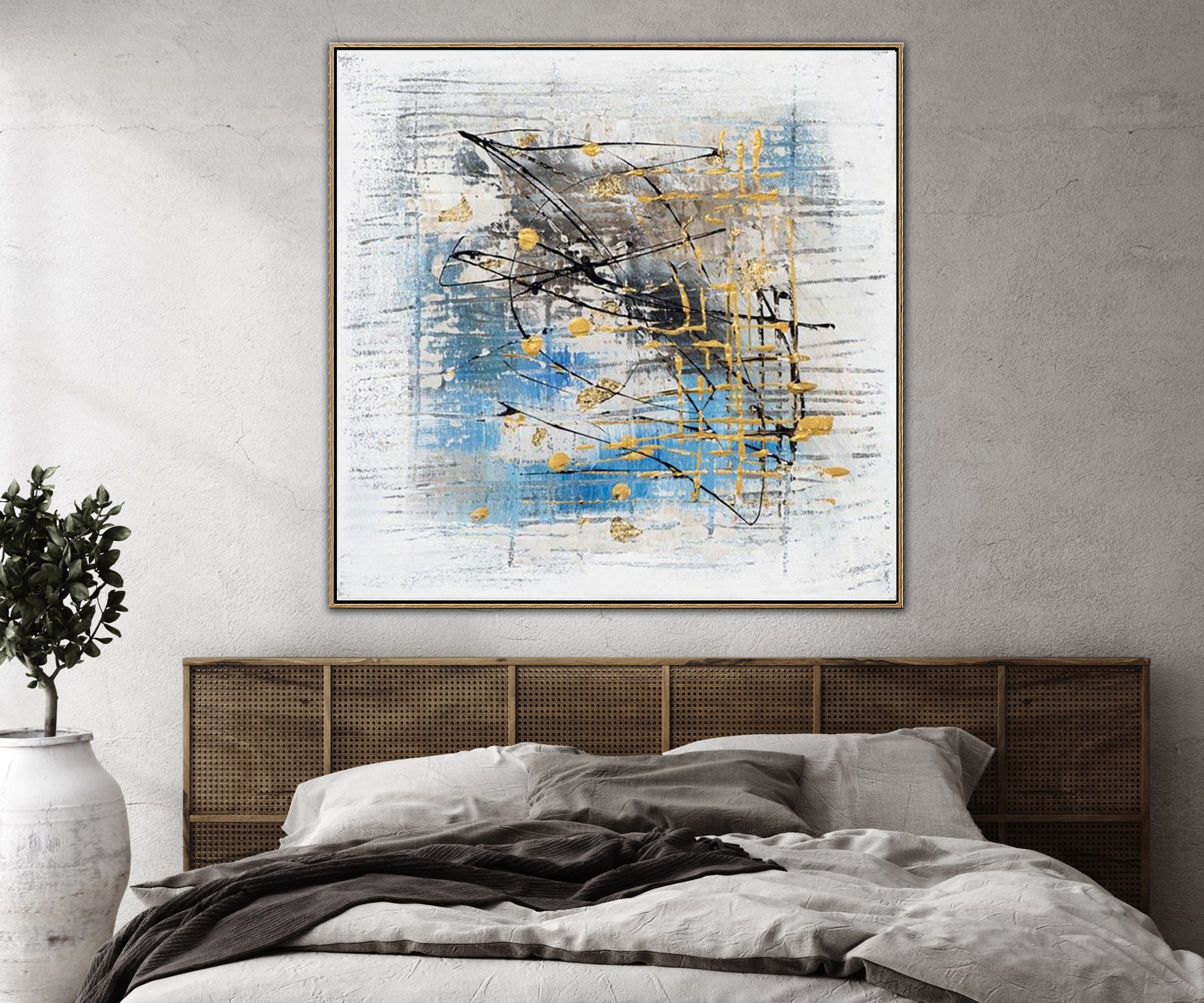 Extra Large Abstract Art Acrylic Painting On Canvas Modern Handmade Canvas Wall Painting Contemporary Art | DECISIONS - Trend Gallery Art | Original Abstract Paintings