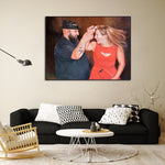 لوحات زوجين الرقص الأصلية من الصورة محكم جدار الفن ديكور رومانسي للمنزل | الرسم من الصورة رقم 59