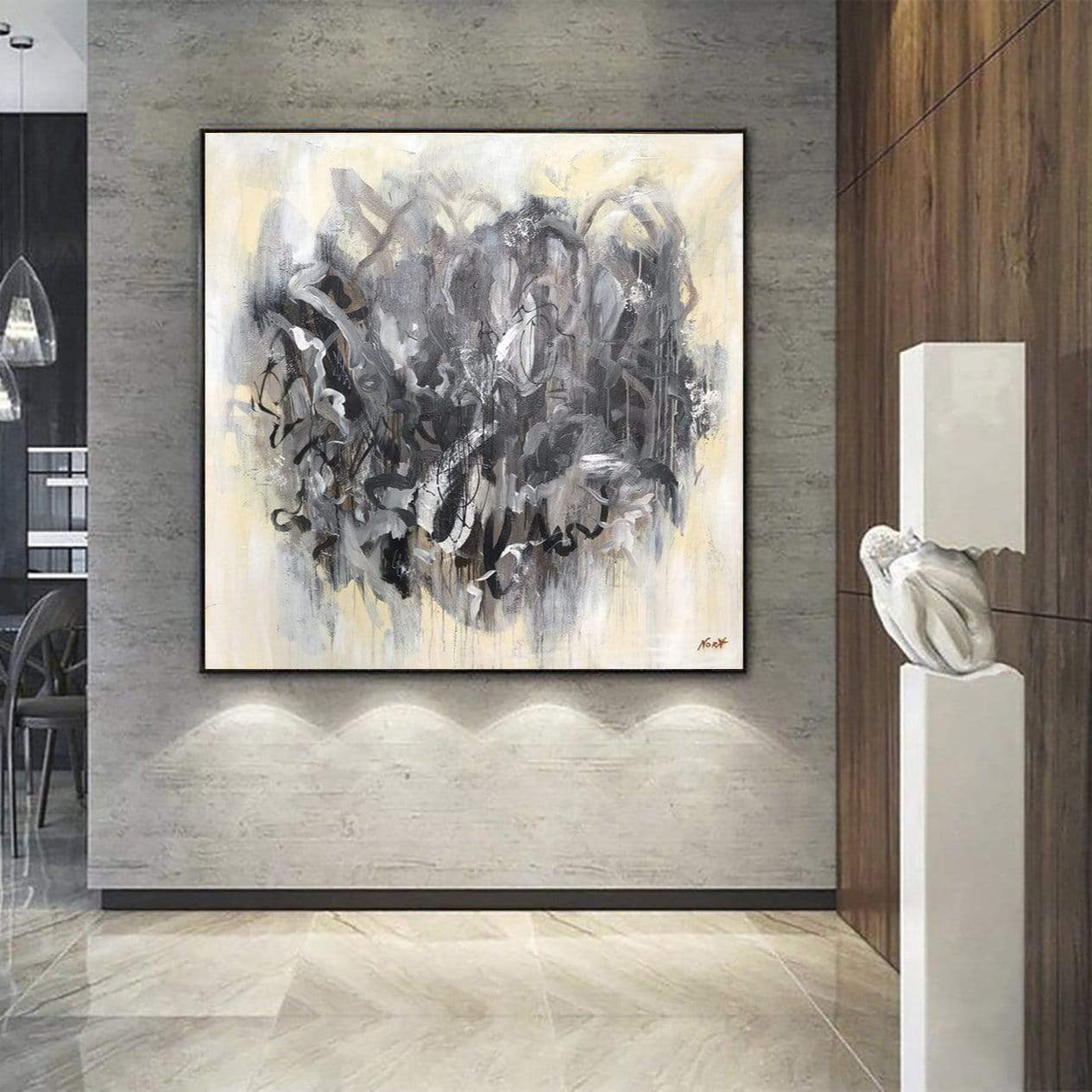 THE HEART OF THE METROPOLIS 40"x40"