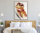 Embrace Large Canvas Painting Love Painting Modern Romantic Wall Art | AUTUMN HUGS - Trend Gallery Art | Original Abstract Paintings