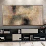 Abstract Oil Painting on Canvas Neutral Wall Art Beige Artwork Customized Painting 30x40 Art Textured Wall Art above Bed Decor | QUICKSAND