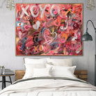 Large Abstract Graffiti Style Paintings On Canvas Modern Urban Fine Art Original Romantic Painting | XOXO - Trend Gallery Art | Original Abstract Paintings