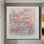 جاكسون بولوك نمط اللوحة الأصلية الملونة قماش اللوحة الفن التجريدي الجميل| COLORFUL PATTERN