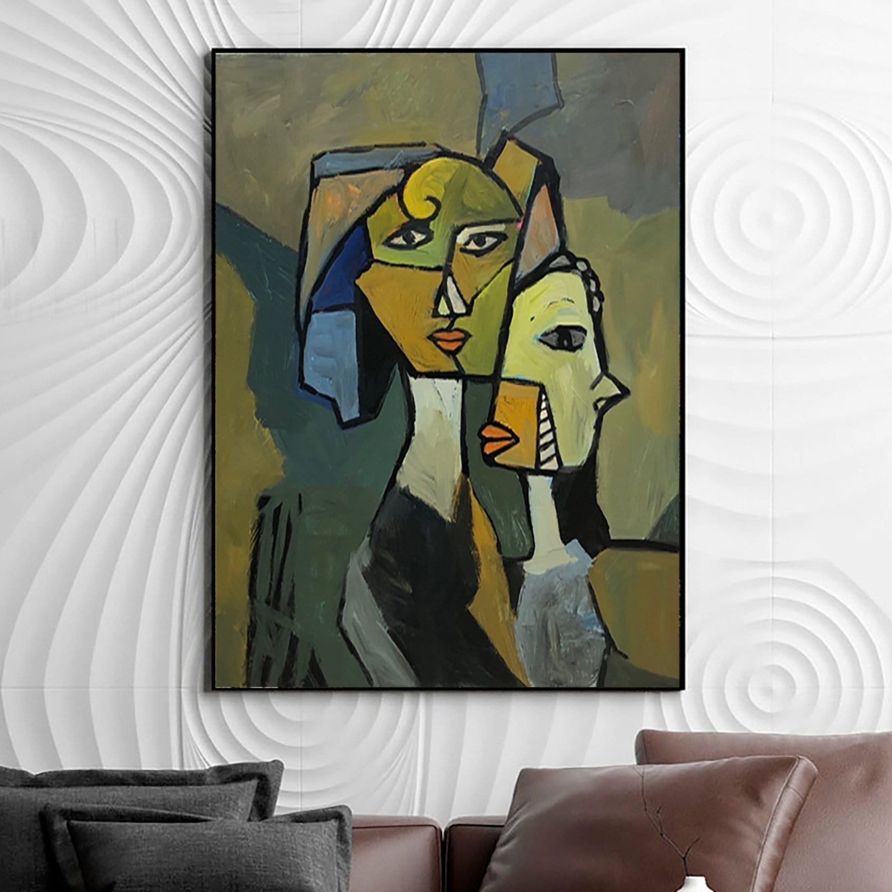 How to decorate a living room with canvas oil painting slider2-image-1