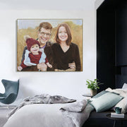 لوحات مخصصة من الصورة الأصلية للأم والابن لوحة أكريليك ديكور الأسرة للمنزل | الرسم من الصورة رقم 39